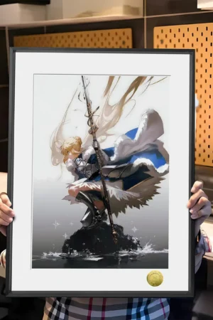 Fate/Stay Night – Knight Saber Artoria Pendragon – TOPGK Decorative Painting – HuangGua Studio