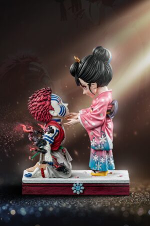 Akaza X Koyuki Demon Slayer WCF Scene TOPGK Statue - Feng Bao Studio