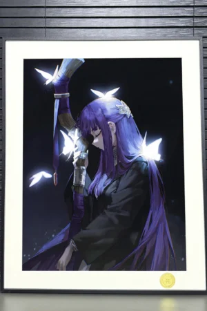 Alternative view of Fern “Fantasy Magic” Limited Decorative Painting  — Frieren: Beyond Journey’s End | H-TWO Studio&TOPGK