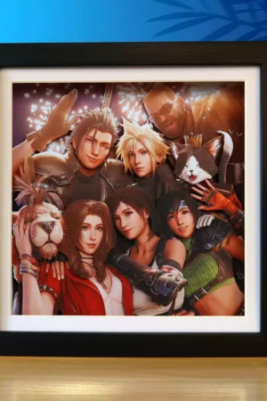 Final Fantasy VII Multiple Characters 3D Decorative Painting | KALA HOME Studio