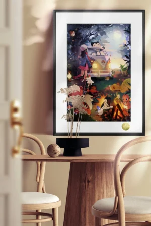 Alternative view of Fire-type Pokémon Collection – TOPGK Decorative Painting – HuangGua Studio