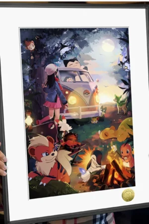 Fire-type Pokémon Collection – TOPGK Decorative Painting – HuangGua Studio