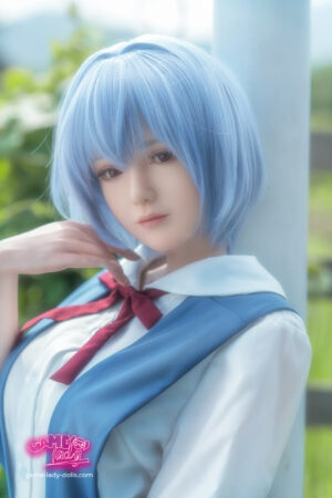 Game Lady 156cm A Cup Rei Ayanami Silicone Sex Doll -Neon Genesis Evangelion