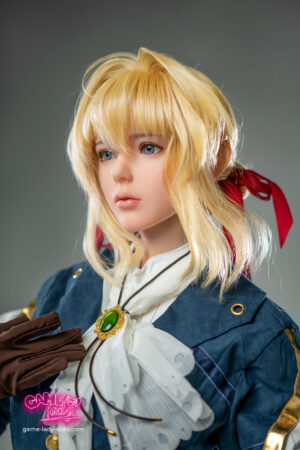 Game Lady 156cm A Cup Violet Evergarden Silicone Sex Doll -Violet Evergarden