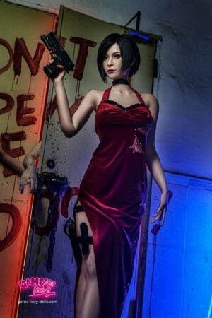 Game Lady 166cm A-Cup Ada Wong Platinum Silicone  Sex Doll – Resident Evil Collector Edition