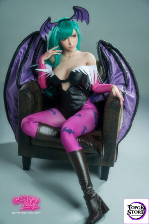 Game Lady 167cm Morrigan Aensland Platinum Silicone  Sex Doll – Darkstalkers Collector Edition