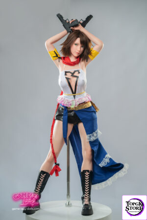 Alternative view of Game Lady 167cm Yuna Platinum Silicone Sex  Doll – Final Fantasy X Collectible Edition