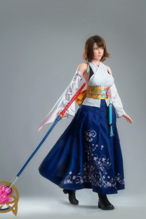 Game Lady 167cm Yuna Platinum Silicone Sex  Doll – Final Fantasy X Summoner Collector Edition