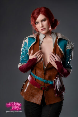 Game Lady 168cm D Cup Triss Merigold Platinum Silicone Sex Doll -The Witcher
