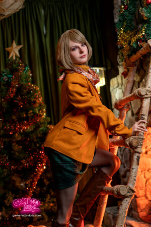 Game Lady 171cm G Cup Resident Evil 4: Remake Ashley Graham Silicone Sex Doll