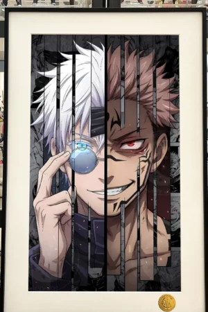 Gojo Satoru & Ryomen Sukuna Limited Decorative Painting — Jujutsu Kaisen | Xingkong Studio × TOPGK