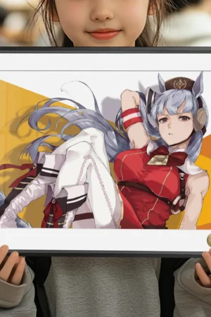 Gold Ship Decorative Painting | Uma Musume Anime Wall Art A3 4K | HuangGua Studio 88pcs Limited