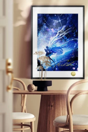 Alternative view of Hatsune Miku “Future Diva” Decorative Painting – VOCALOID – HuangGua Studio