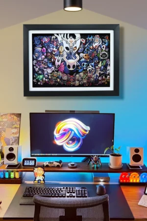 Hollow Knight Multiple Characters 3D Decorative Painting | KALA HOME Studio