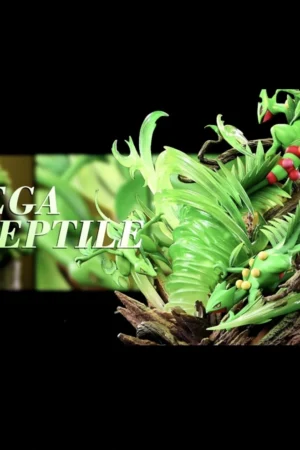 Alternative view of Sceptile Evolution Treecko& Grovyle& Sceptile Pokemon Resin Statue - Sylph Studio