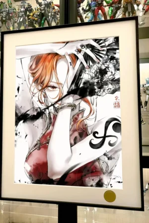 Alternative view of Ink Wash Nami Decorative Painting | ONE PIECE Anime Wall Art | Xingkong Studio Limited 66pcs