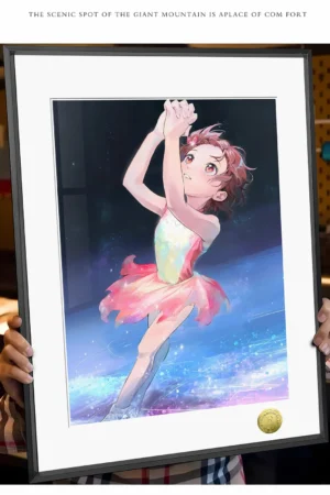 Inori Yuitsuka Decorative Painting | Medalist Anime Wall Art | HuangGua Studio Limited 88pcs