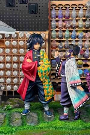 Alternative view of Giyu Tomioka X Shinobu Kocho Demon Slayer 1/6 Scale TOPGK Statue -KL Studio X √3 Studio