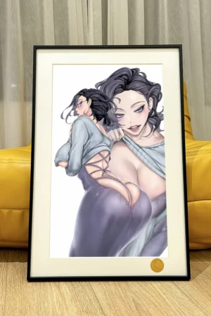 Alternative view of Kim Mi-jung Purple Suit Decorative Painting | Brave New World Anime Wall Art | Xingkong Studio Limited 66pcs