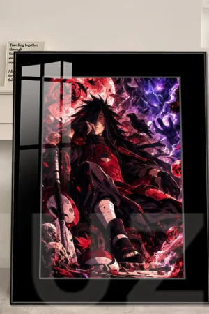 Madara Uchiha King’s Contempt Decorative Painting | Naruto Wall Art | JuZi Studio Limited Edition