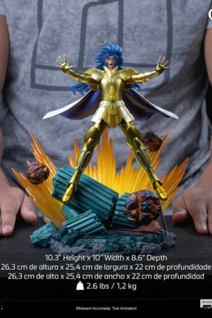 Alternative view of Gemini Saga Saint Seiya 1/10 Scale TOPGK Statue  (Licensed) -Iron Studio