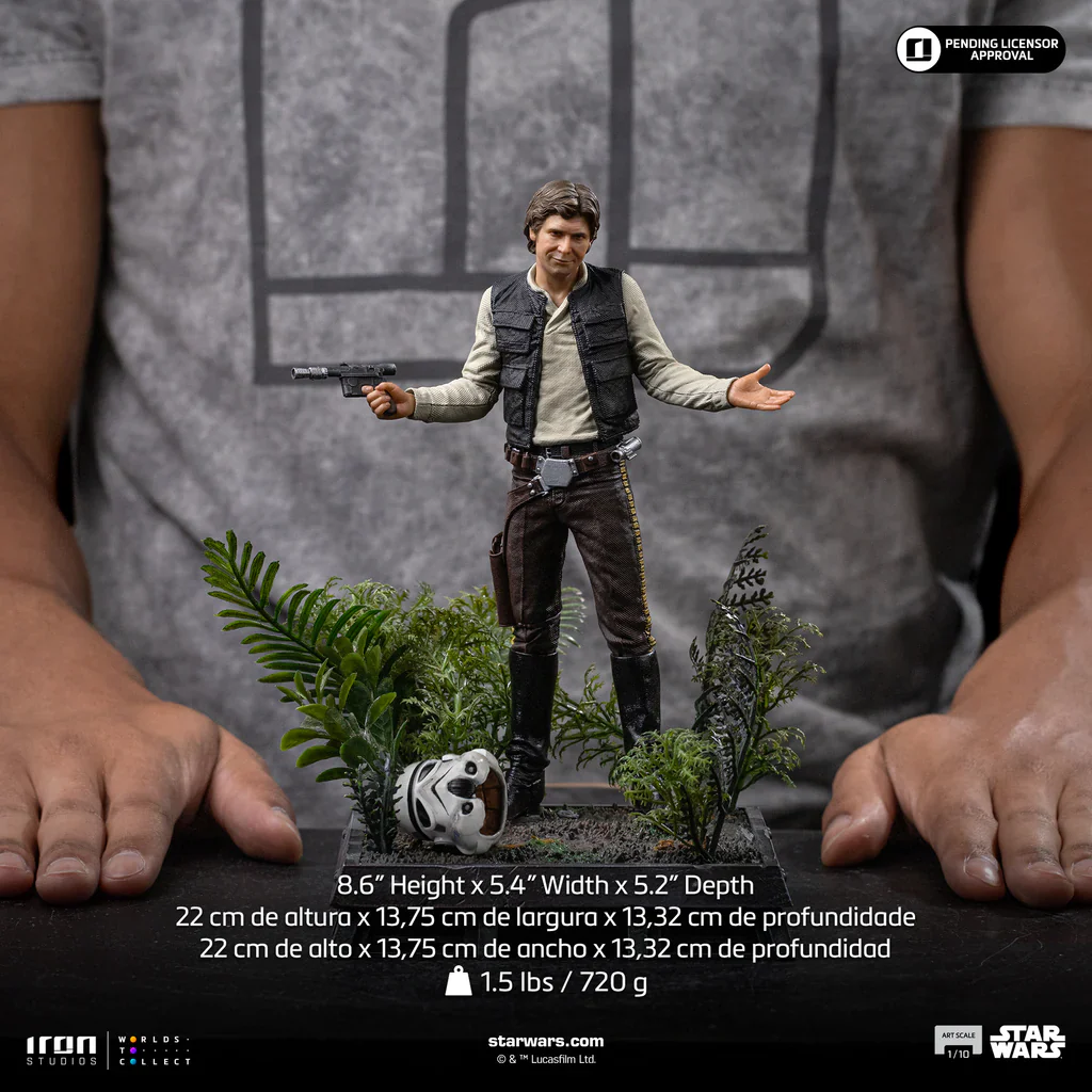 Han Solo Star Wars Episode VI Art Scale 1/10 Statue LUCSWR136926-10 (Licensed) - Iron Studio - Image 8