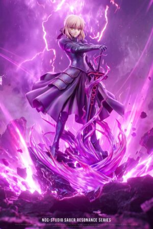 Alternative view of Saber Artoria Pendragon Alter Fate 1/6 Scale LED TOPGK Statue - Noc Studio
