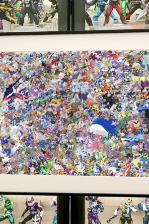 Alternative view of Pokemon Full Pokedex 30th Anniversary Art Print | Limited Edition Wall Art | Xingkong Studio 66pcs