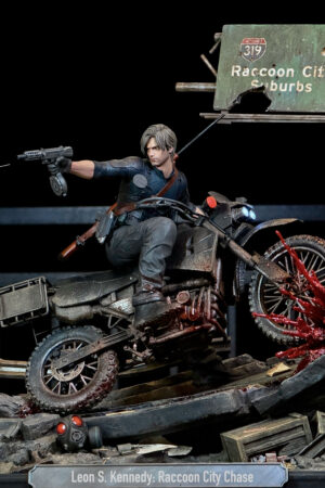 Resident Evil 1/6 Scale Leon S. Kennedy: Raccoon City Chase Diorama - RE Studio