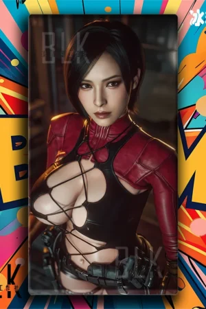 Alternative view of Resident Evil – Ada Wong Net Costume Ver. Decorative Painting & Fridge Magnet | BLK Studio Framed Art Set