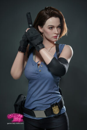 Resident Evil – Jill Valentine 168cm D-Cup Platinum Silicone  Sex Doll | Game Lady® Inspired Edition
