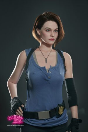 Alternative view of Resident Evil – Jill Valentine 168cm D-Cup Platinum Silicone  Sex Doll | Game Lady® Inspired Edition