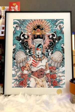 Alternative view of Sandman “Listener” Limited Decorative Painting — JoJo’s Bizarre Adventure: Steel Ball Run | Xingkong Studio × TOPGK