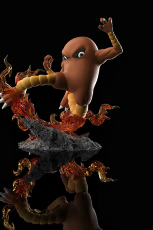 Alternative view of Hitmonlee Pokémon 1/20 Scale TOPGK Statue - Yi Wu Yi Zhi Qian Bi Studio