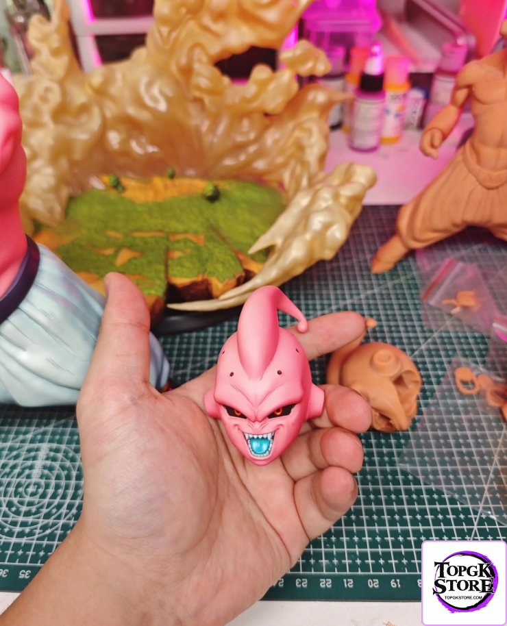 Majin Buu Dragon Ball 1/4 & 1/6 Scale Limited Edition TOPGK Statue - Main Villain Studio - Image 9
