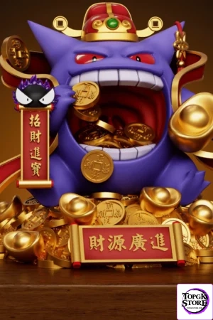 Gengar Pokémon“Attract Wealth”  TOPGK Statue – Yuan Bao Studio