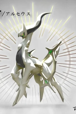Arceus Pokémon Statue (Base + DLC Halo Edition) – Wang Wang Studio