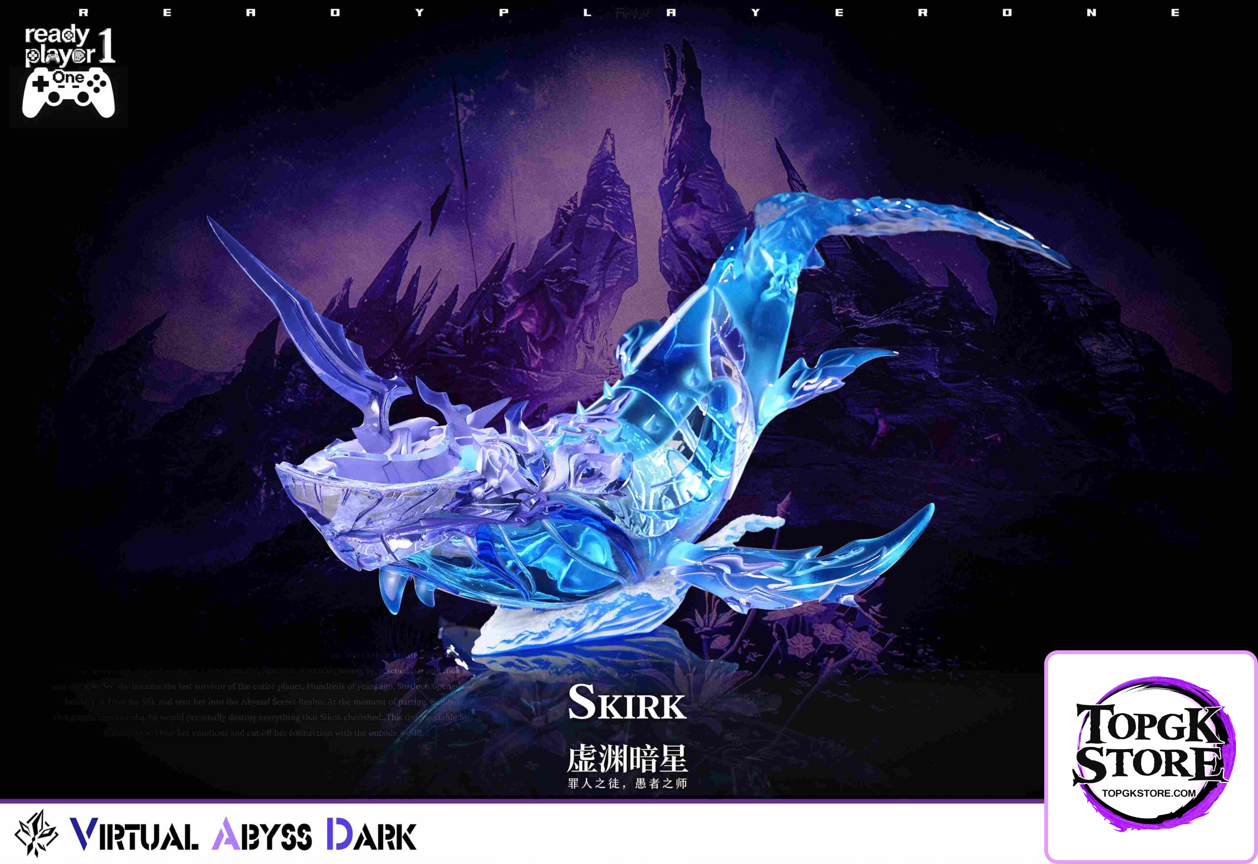 Skadi Arknights 1/6 Scale TOPGK Resin Statue With LED – Ready Player 1 Studio × YiWu Studio - Image 9