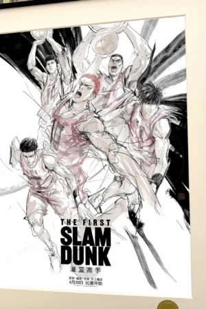 Slam Dunk Flying Line Decorative Painting | Anime Basketball Wall Art | Xingkong Studio 66pcs Limited