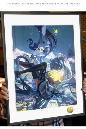 Alternative view of Snow Miku “Falling Starlight” Limited Decorative Painting — VOCALOID | HuangGua Studio × TOPGK