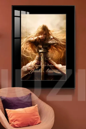 Alternative view of Sword Art Online – Asuna Yuuki Decorative Painting | JuZi Studio Framed Wall Art