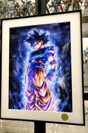 Alternative view of Ultra Instinct Son Goku Decorative Painting | Dragon Ball Anime Wall Art | Xingkong Studio Limited 66pcs