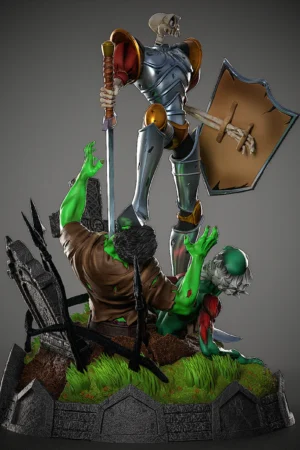 Sir Daniel Fortesque  MediEvil  1/6 Scale Statue – Black Swan Studio