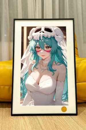 Wedding Dress Version Nelliel Tu Odelschwanck Decorative Painting | Bleach | 45×30 / 61×40cm Frame | Xingkong Studio