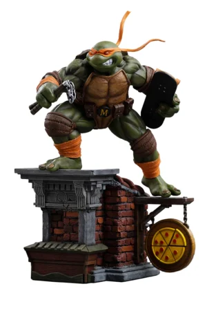 Alternative view of Michelangelo Teenage Mutant Ninja Turtles 1/10 Art Scale Statue –  Iron Studios (Licensed)