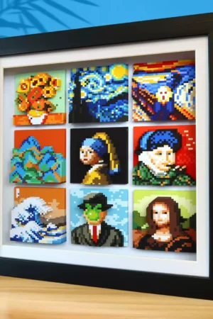 World Famous Painting Pixel Art 3D Decorative Painting | KALA HOME Studio