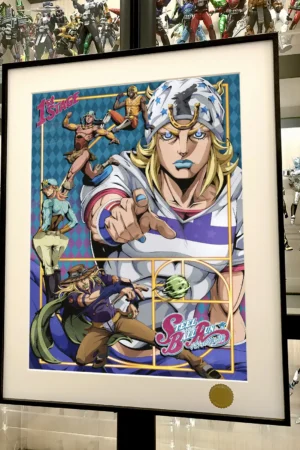 Xingkong Studio “JoJo’s Bizarre Adventure: Steel Ball Run” Johnny Joestar & Ensemble 1st Stage Limited Framed Artwork Xingkong Studio & TOPGK