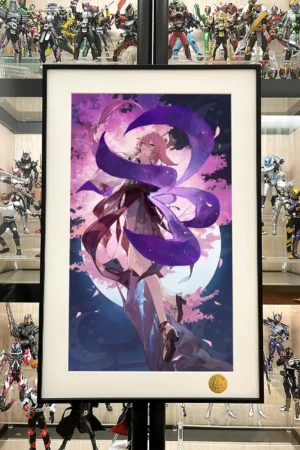 Yae Miko Moonlit Limited Decorative Painting — Genshin Impact | Xingkong Studio × TOPGK
