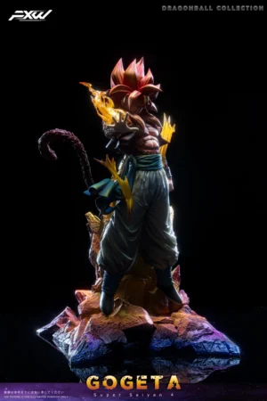 Alternative view of Super Saiyan 4 Gogeta Standing Dragon Ball 1/6 Scale TOPGK Statue- FXW Studio