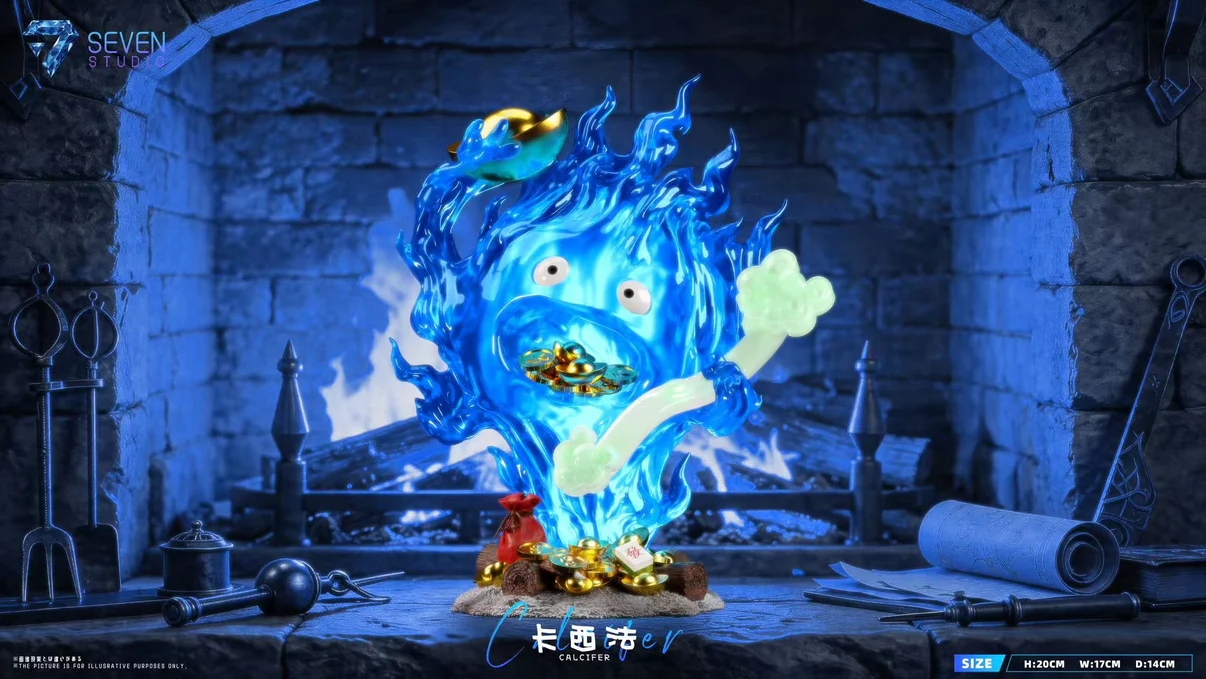 Seven Studio - Calcifer Lucky Wealth Howl's Moving Castle